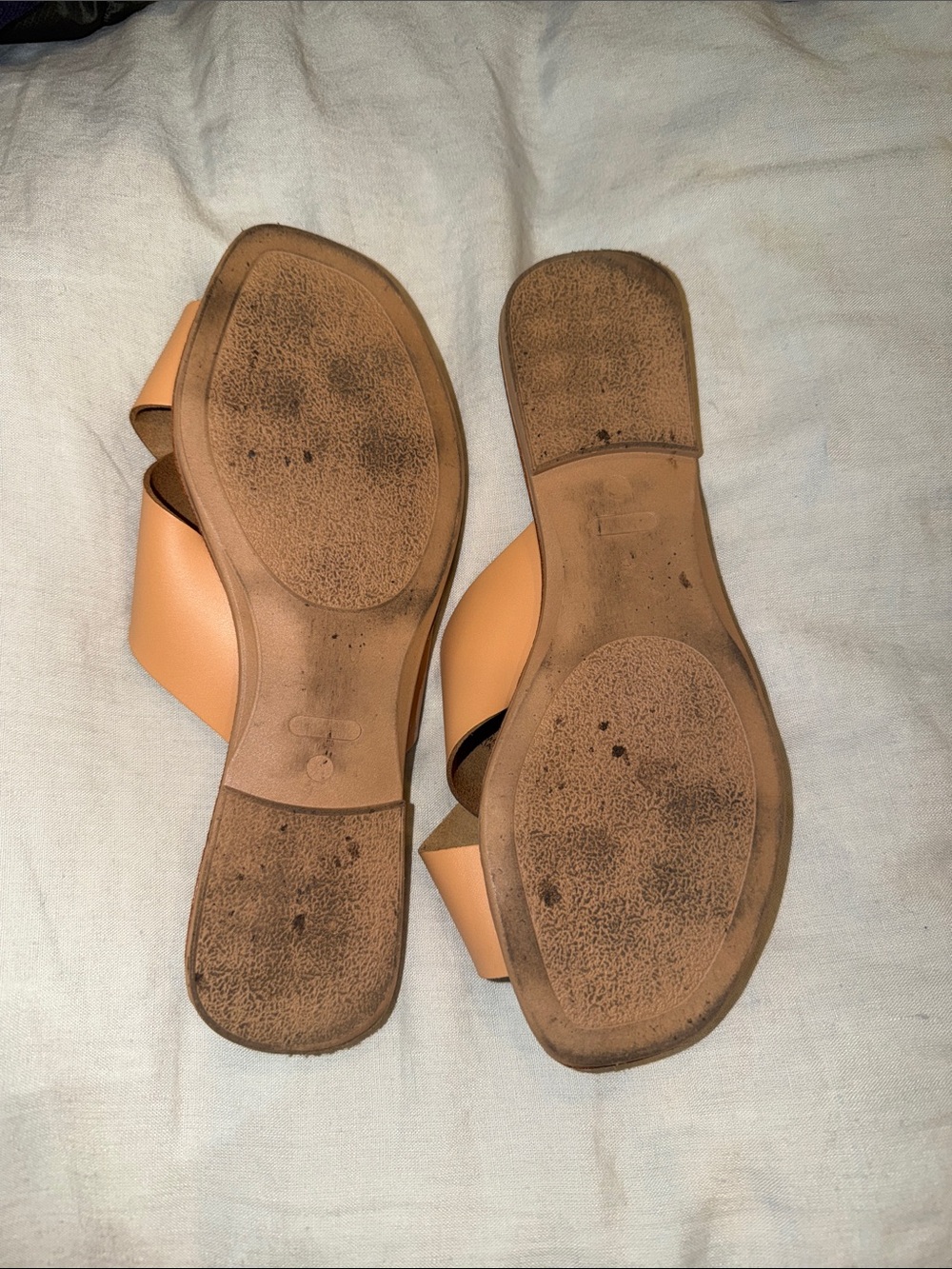 Seychelles Leather Cross-Strap Slide Sandals - Picture 4 of 8